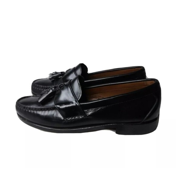 Allen Edmonds Stowe Tassel Loafers Size 8.5 C  Black Leather Shoes main image 12